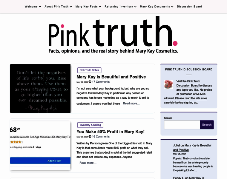 Pinktruth.com thumbnail