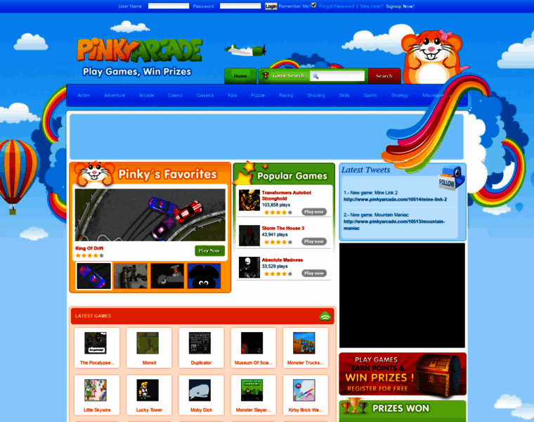 Pinkyarcade.com thumbnail