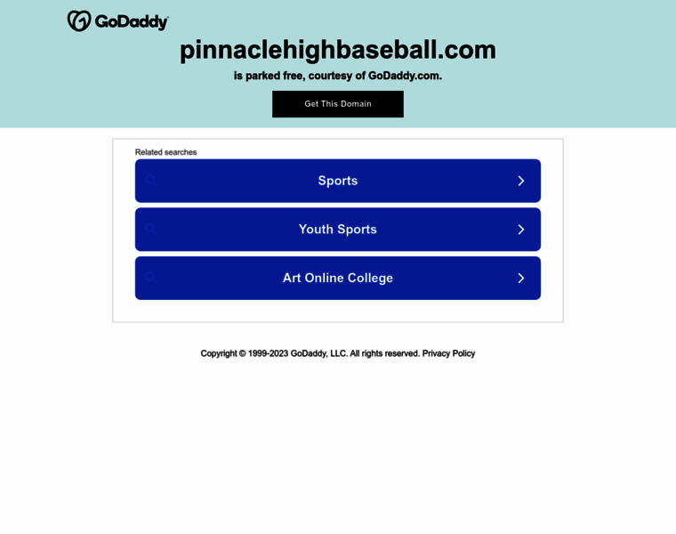 Pinnaclehighbaseball.com thumbnail