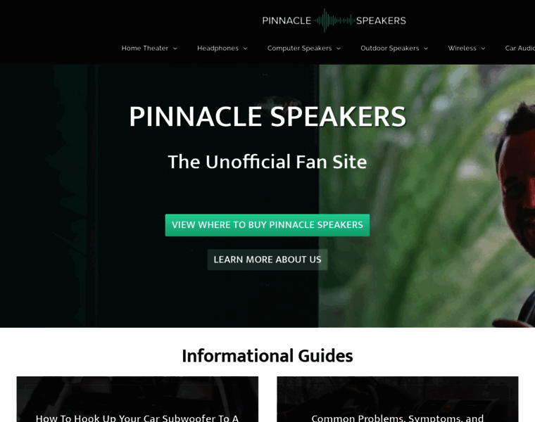 Pinnaclespeakers.com thumbnail