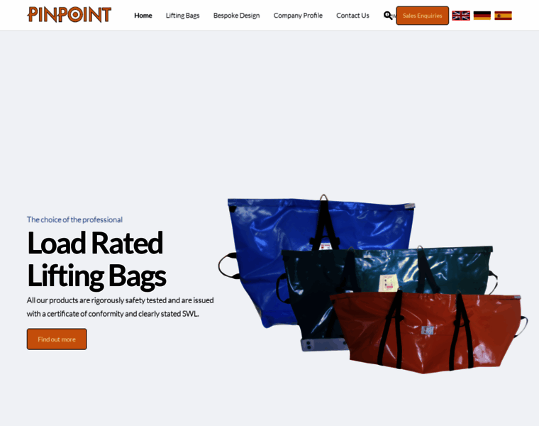 Pinpointbags.co.uk thumbnail