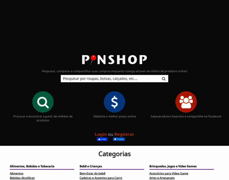 Pinshops.com.br thumbnail
