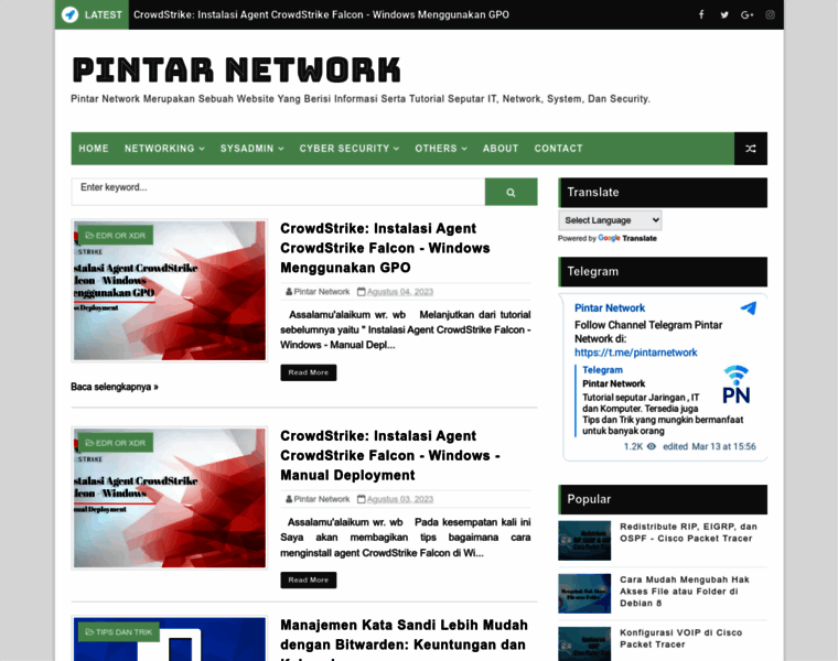 Pintar-network.com thumbnail