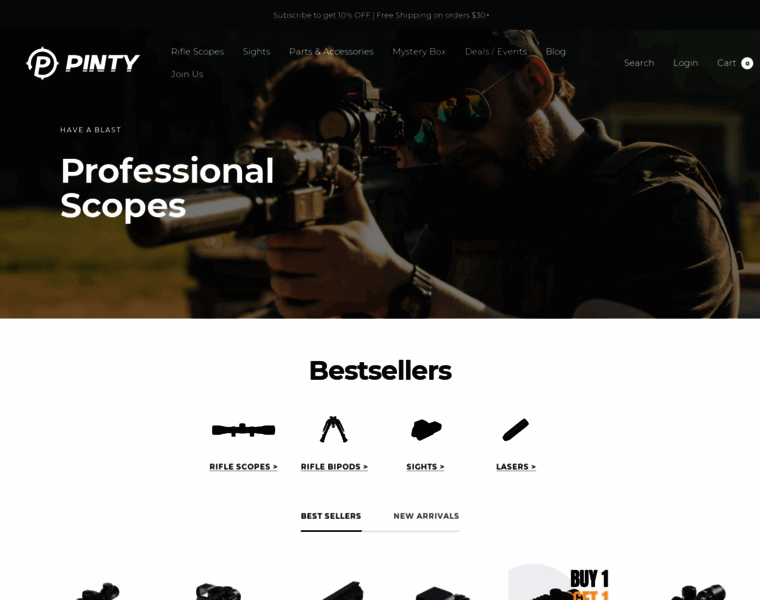 Pinty-scopes.myshopify.com thumbnail