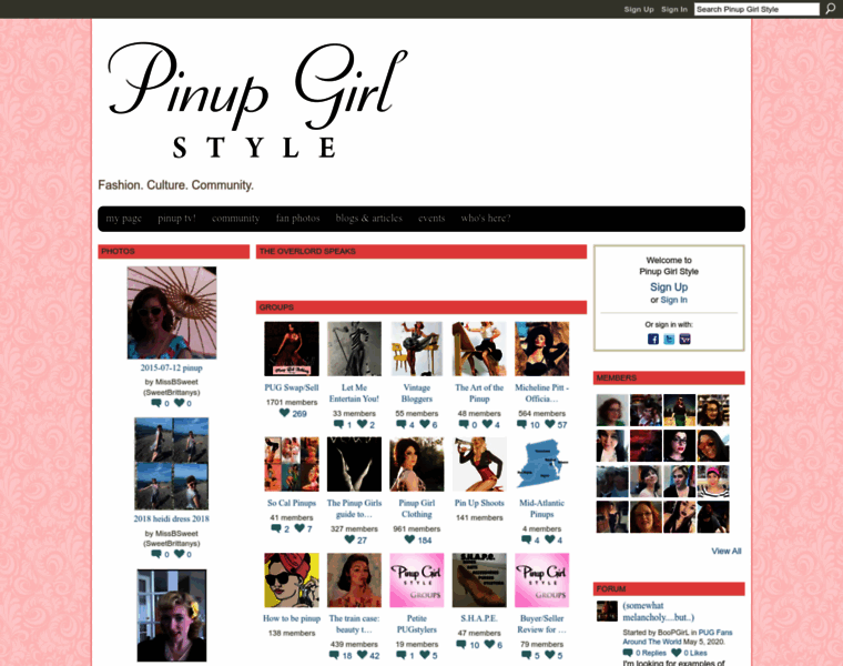 Pinupgirlstyle.com thumbnail