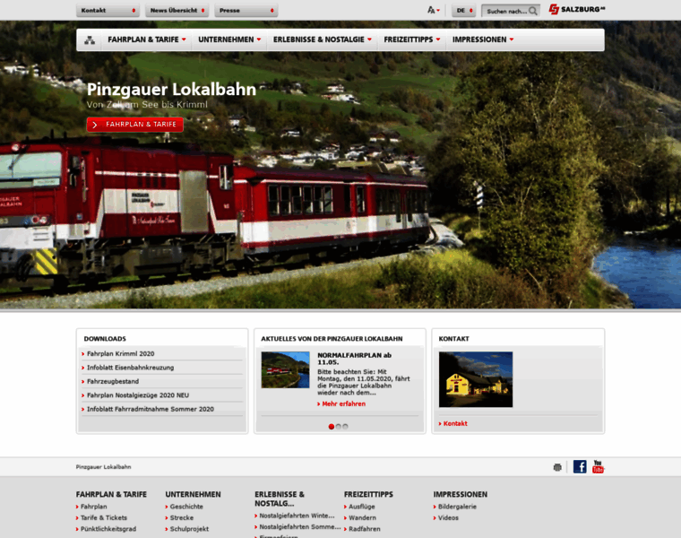 Pinzgauer-lokalbahn.info thumbnail