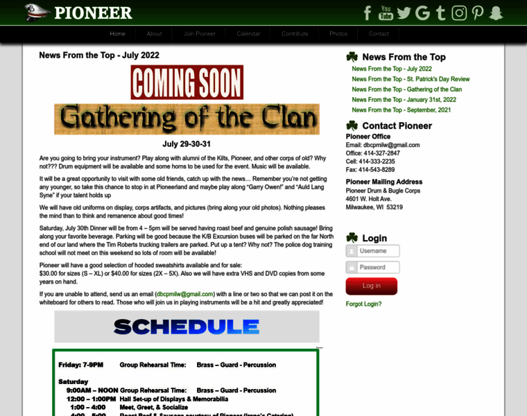 Pioneer-corps.org thumbnail