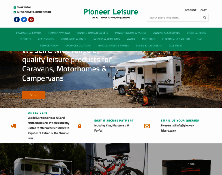 Pioneer-leisure.co.uk thumbnail