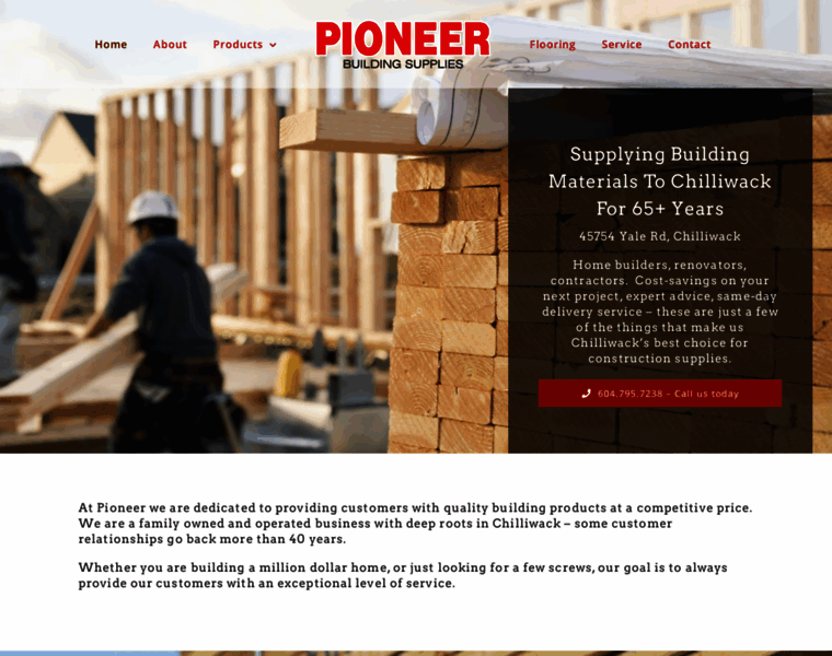 Pioneerbuildingsupplies.com thumbnail