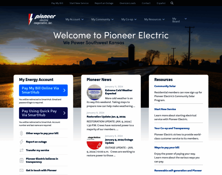 Pioneerelectric.coop thumbnail