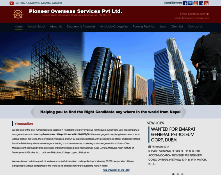 Pioneeroverseas.com thumbnail
