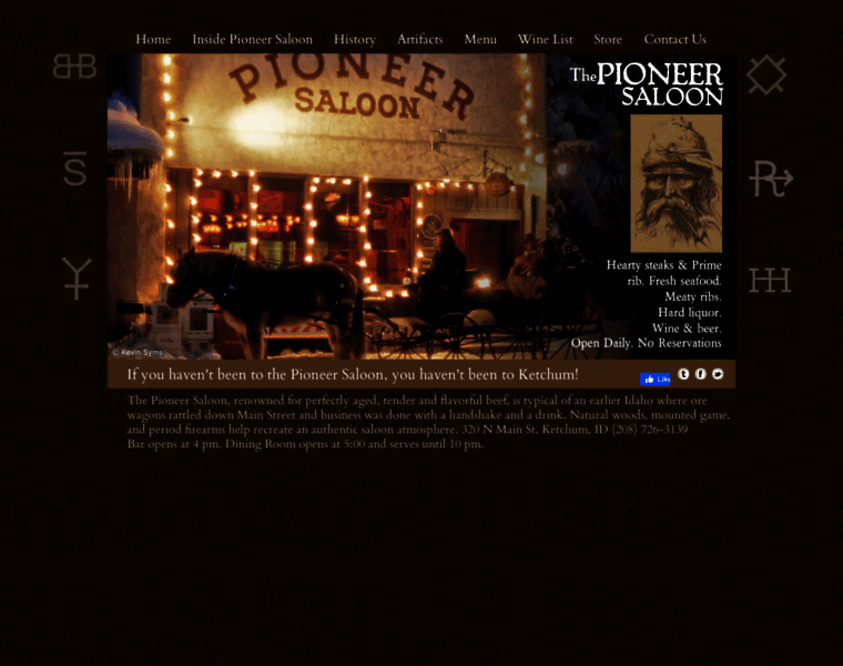 Pioneersaloon.com thumbnail