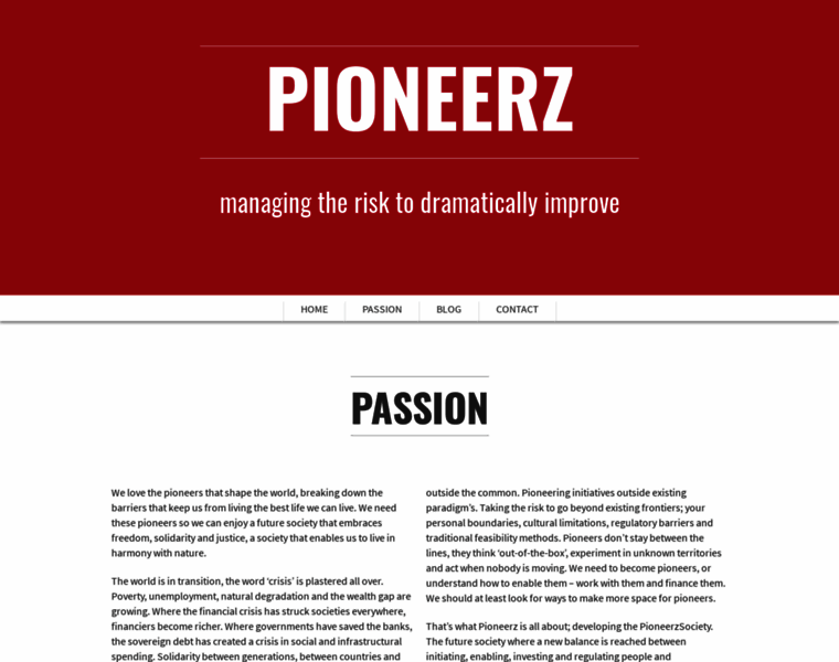 Pioneerz.com thumbnail