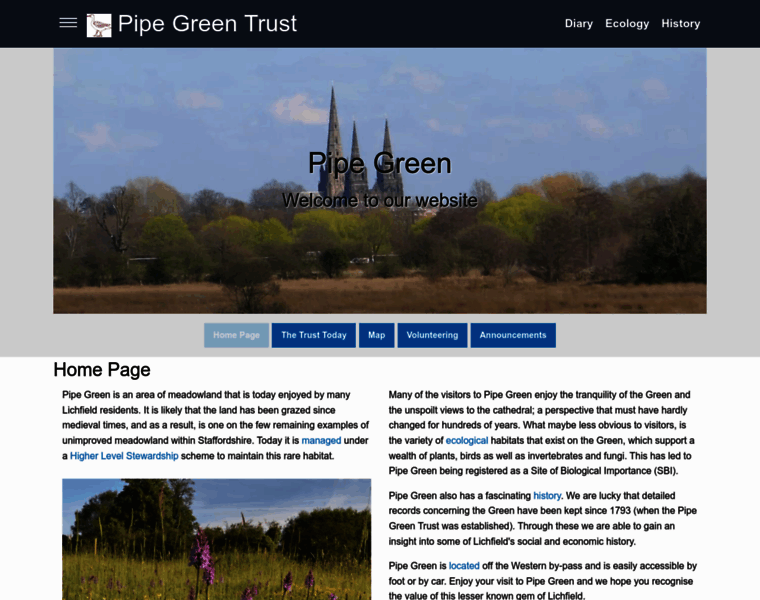 Pipegreentrust.org thumbnail