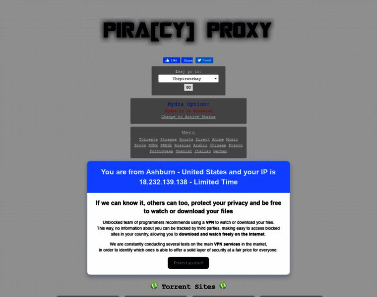 Piracyproxy.blue thumbnail