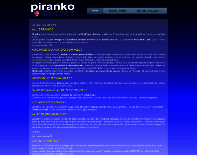 Piranko.si thumbnail