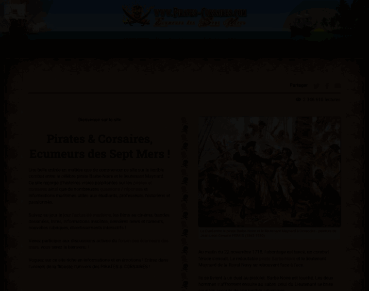 Pirates-corsaires.com thumbnail