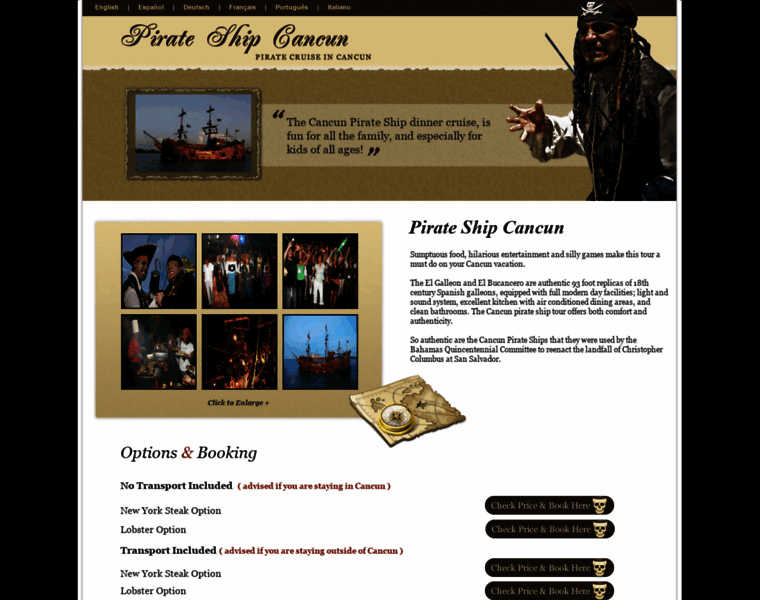 Pirateshipcancun.com thumbnail