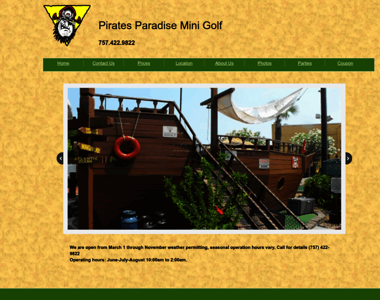 Piratesparadiseminigolf.com thumbnail
