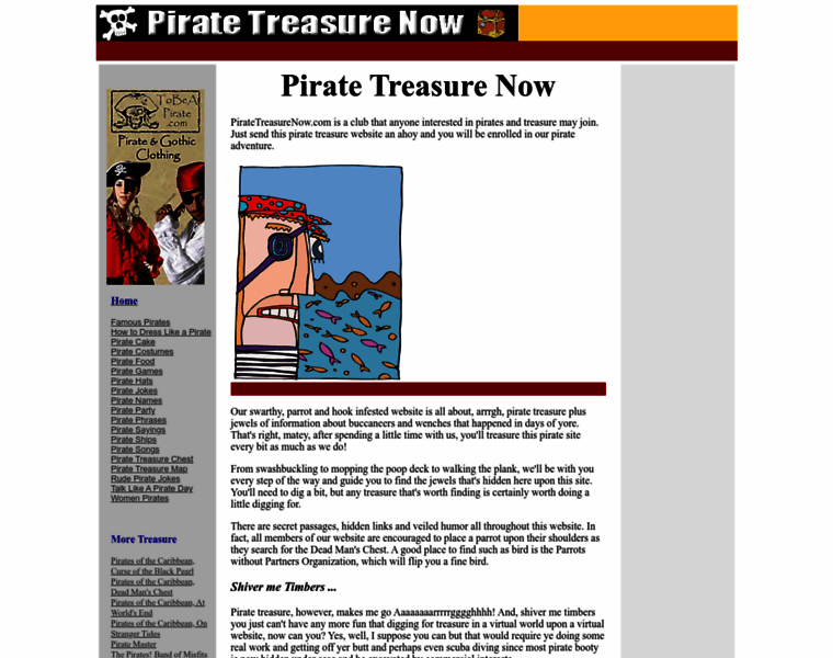 Piratetreasurenow.com thumbnail