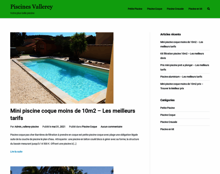 Piscine-vallerey.fr thumbnail