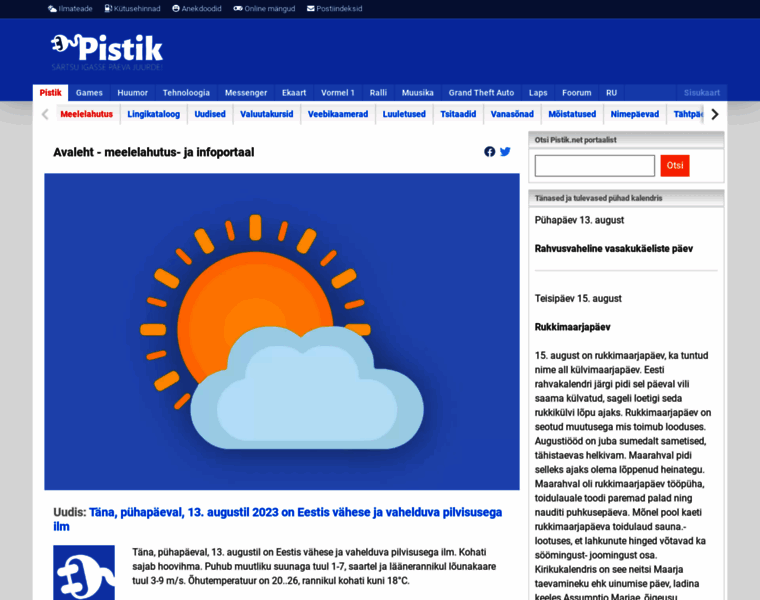 Pistik.net thumbnail