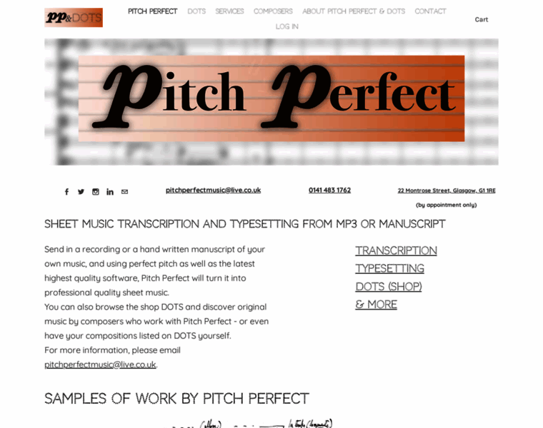 Pitchperfectmusicservices.com thumbnail