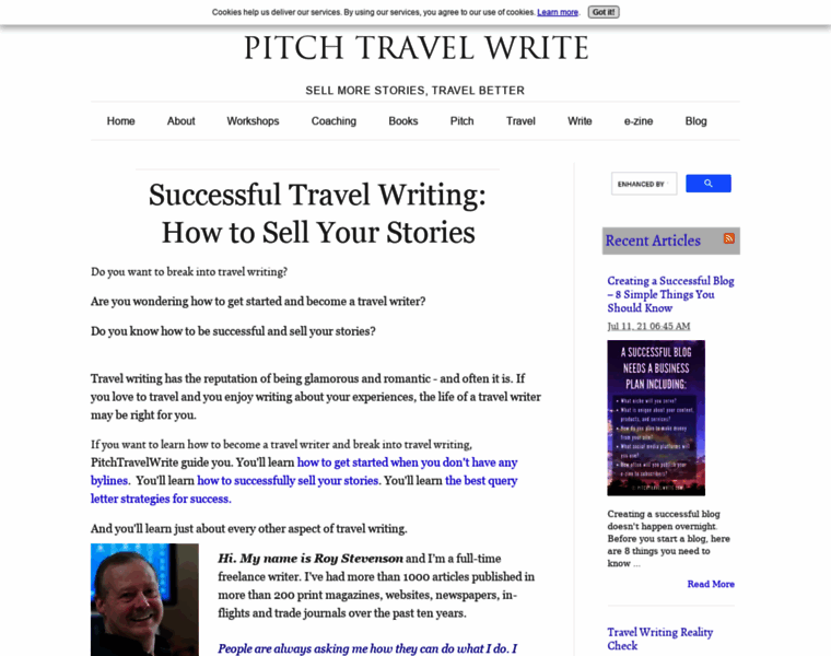 Pitchtravelwrite.com thumbnail