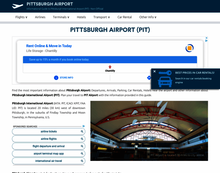 Pittsburgh-airport.com thumbnail