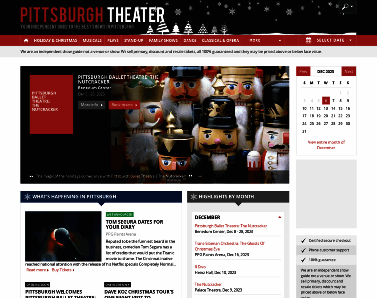 Pittsburgh-theater.com thumbnail