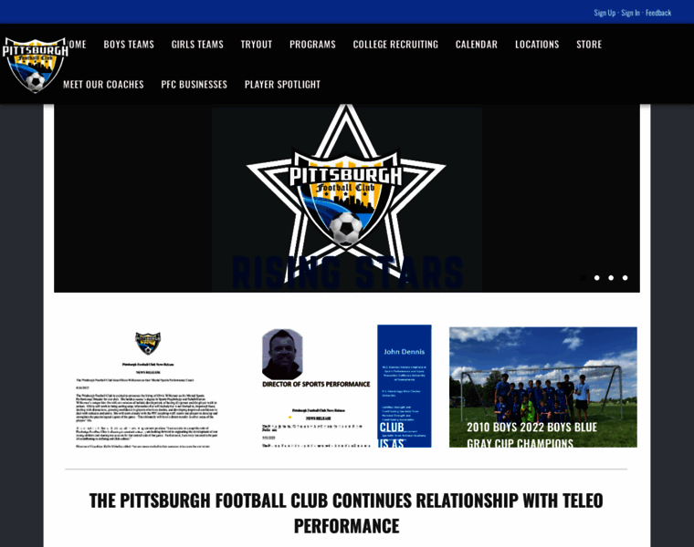 Pittsburghfootballclub.org thumbnail