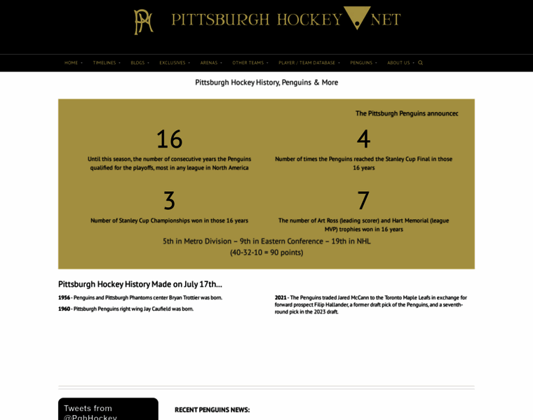 Pittsburghhockey.net thumbnail