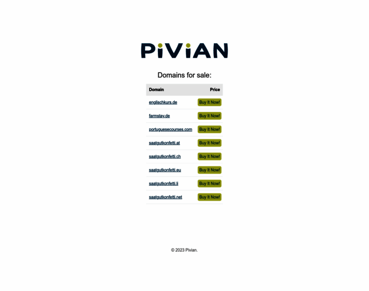 Pivian.com thumbnail