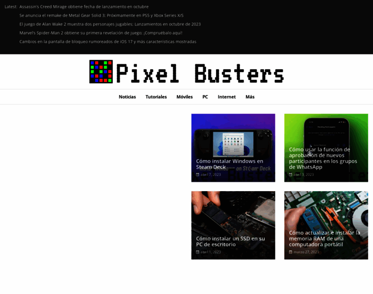 Pixelbusters.es thumbnail