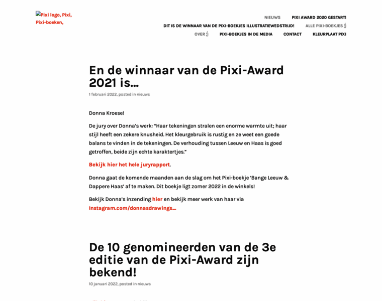 Pixiboeken.nl thumbnail