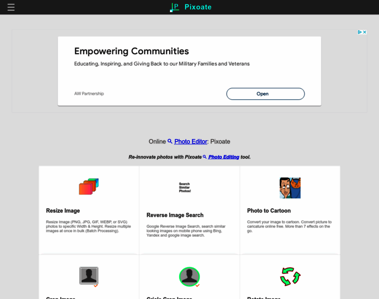Pixoate.com thumbnail