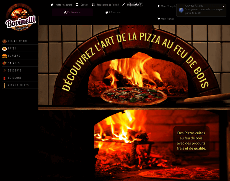 Pizzabovinelli.fr thumbnail