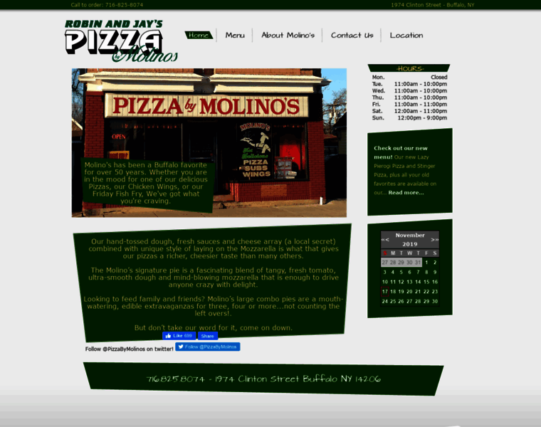 Pizzabymolinos.com thumbnail