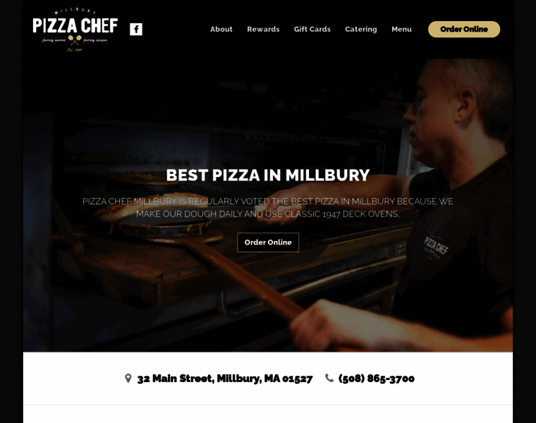 Pizzachefmillbury.com thumbnail