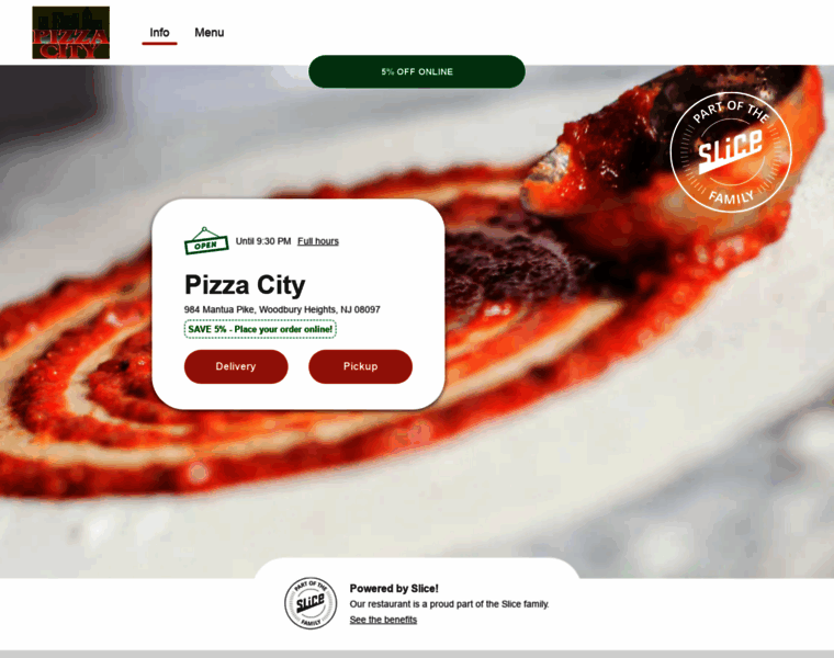 Pizzacitywoodbury.com thumbnail