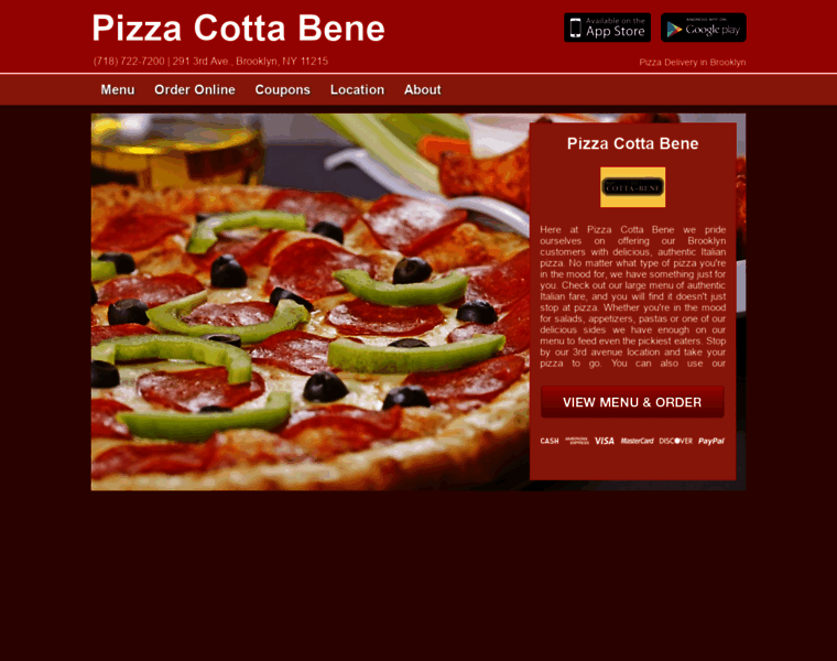 Pizzacottabene.com thumbnail