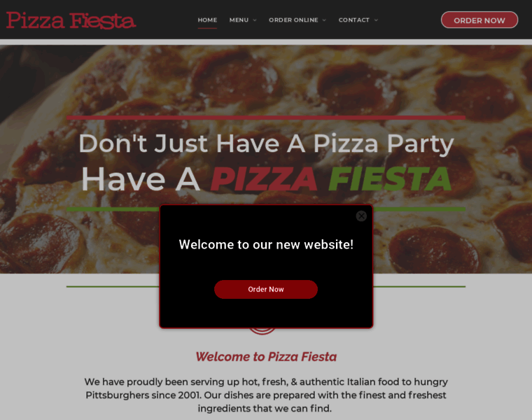 Pizzafiesta.com thumbnail