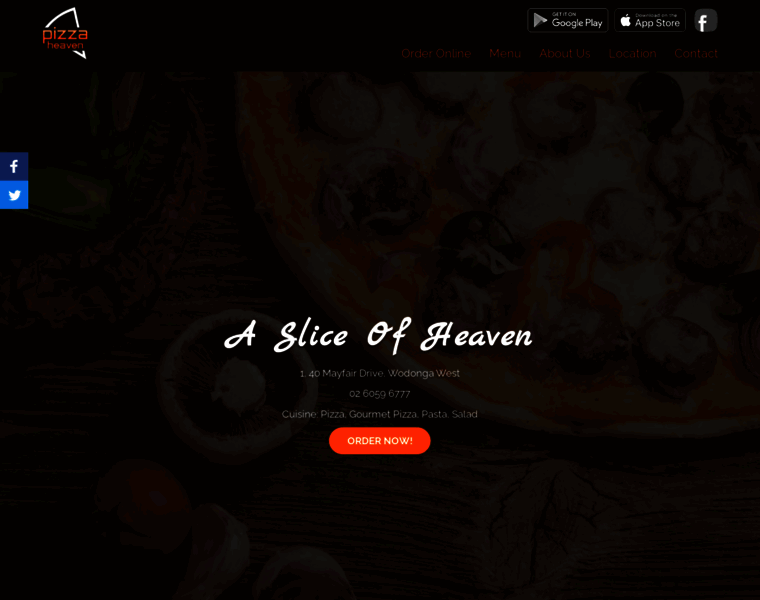 Pizzaheaven.com.au thumbnail