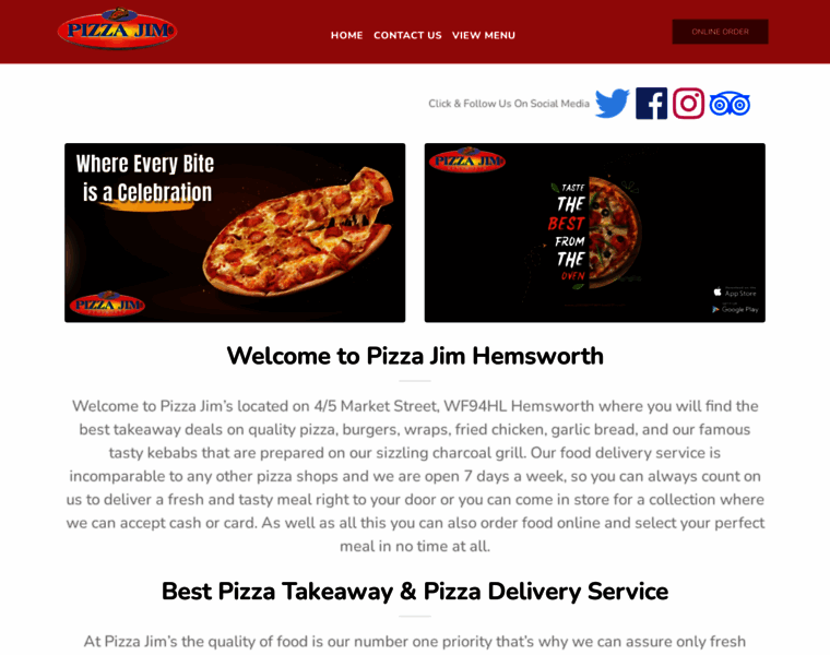 Pizzajimhemsworth.com thumbnail