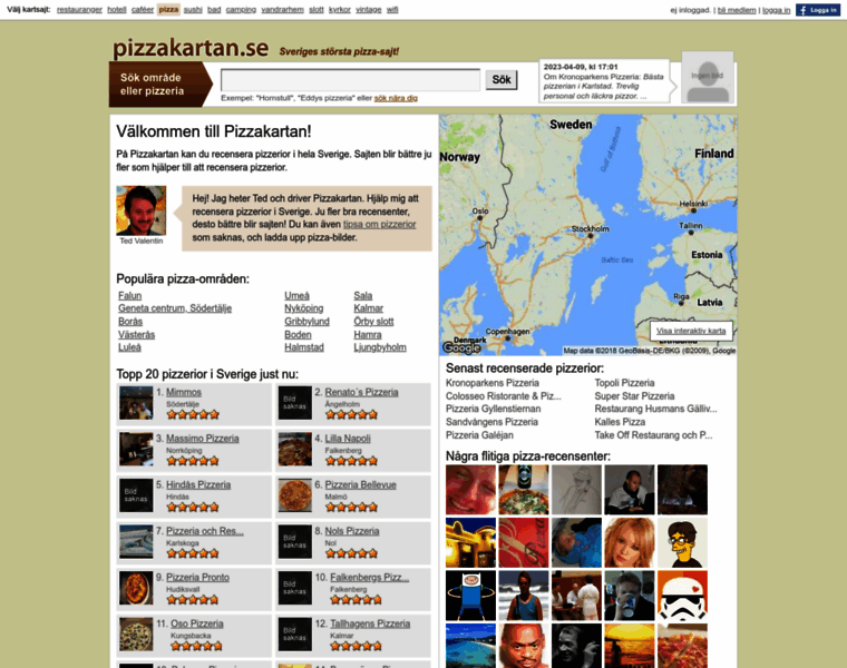 Pizzakartan.se thumbnail