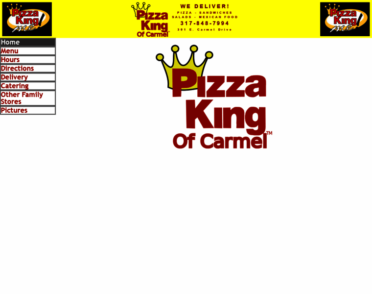 Pizzakingofcarmel.com thumbnail