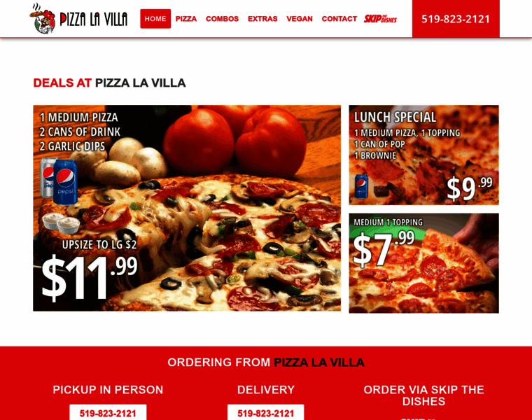 Pizzalavilla.ca thumbnail