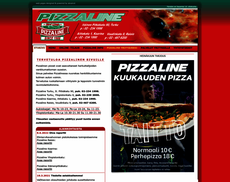 Pizzaline.fi thumbnail