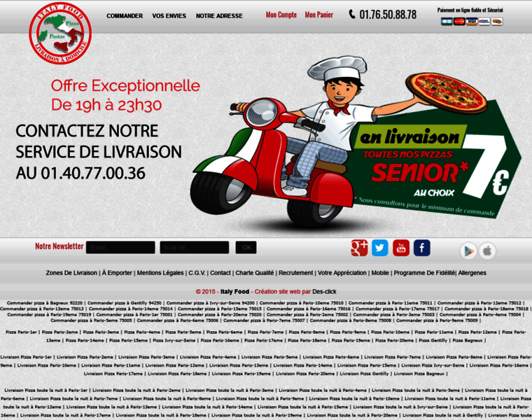 Pizzalivraisonparis.fr thumbnail