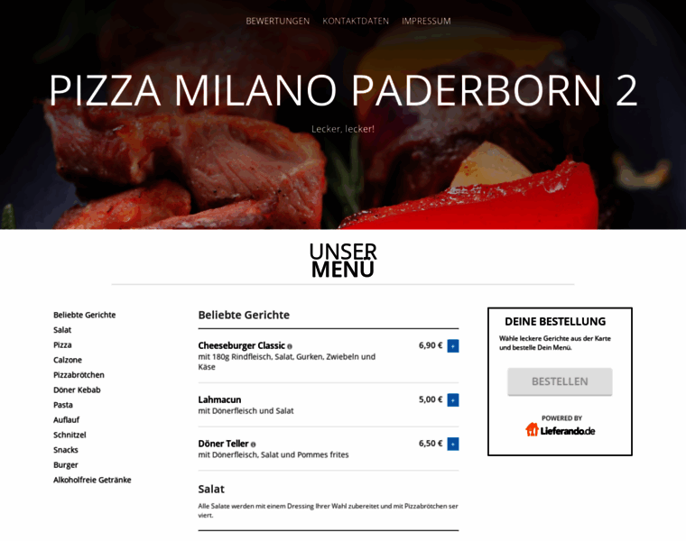 Pizzamilano-paderborn-2.de thumbnail